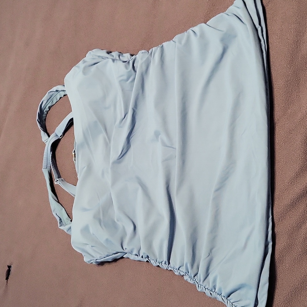 Athleta square neck bra cup tankini